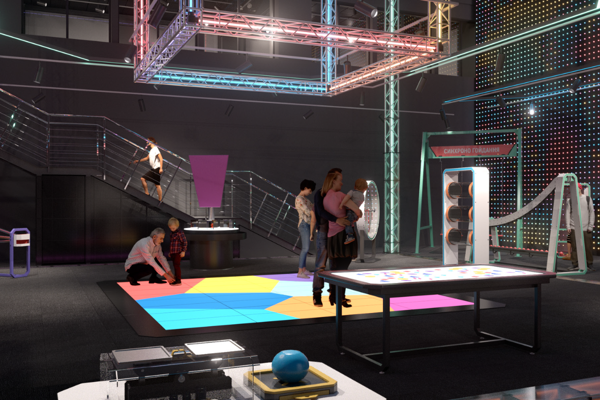 Visualisation of the final Museum of Maths in Kyiv, Ukraine. CREDIT: Ministry of Education and Science of Ukraine